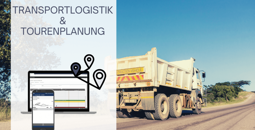 Transporter fährt Tour